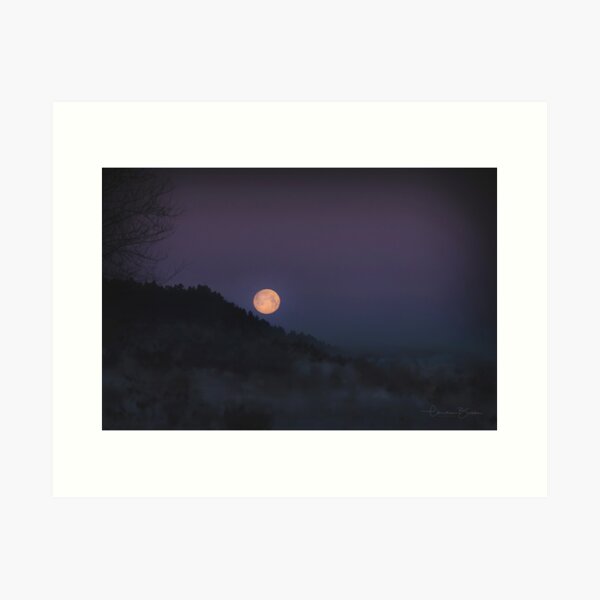 Montana Full Moon Art Print
