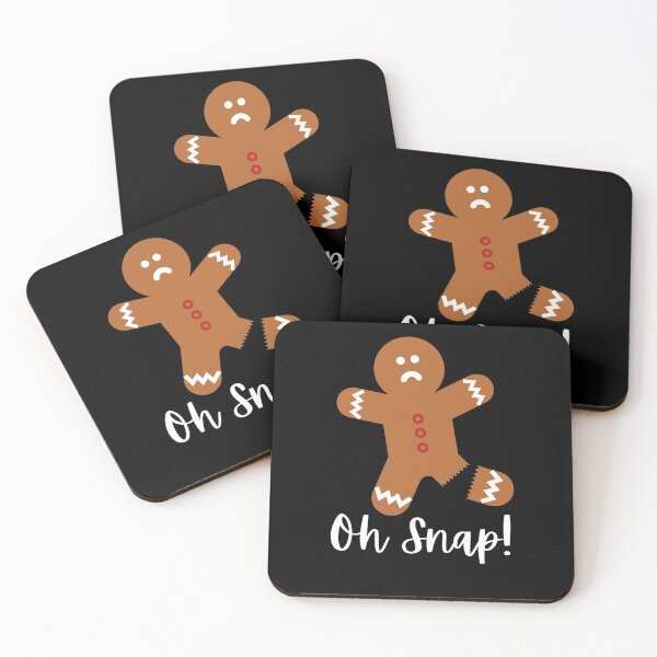 Item preview, Oh Snap! Gingerbread Man Cookie Funny Christmas designed and sold by TeesForNerds.