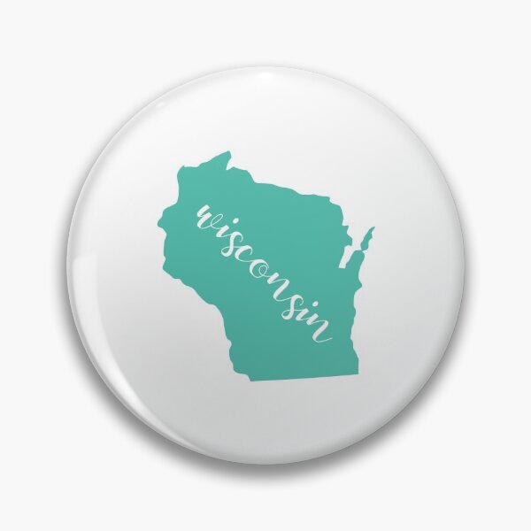 Item preview, Teal Wisconsin State WIS designed and sold by agdesigns6.