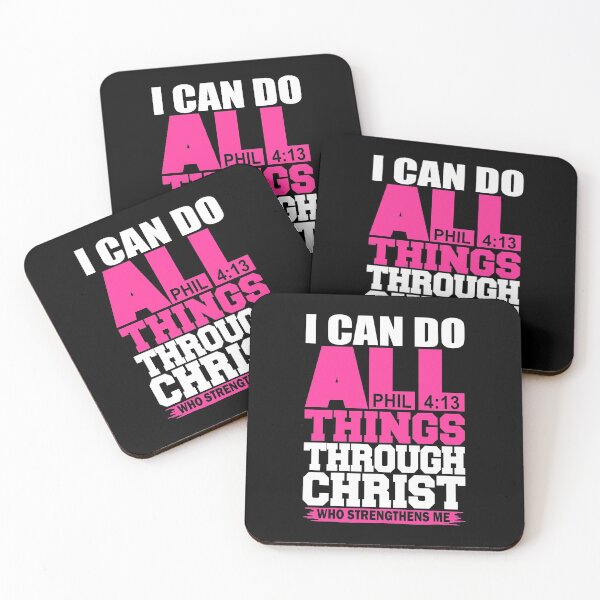 Item preview,  i can do all things through christ who strengthens me phil 4 13 designed and sold by PUNCH ME IN SHOP.