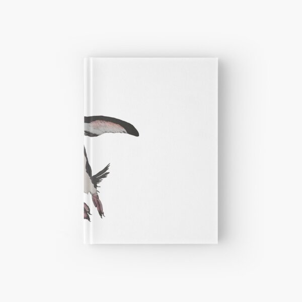Springender Pinguin ausgeschnitten Notizbuch