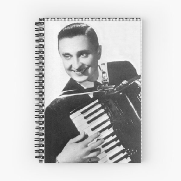 Item preview, Frankie Yankovic with accordion B&W designed and sold by gameshowfan2001.