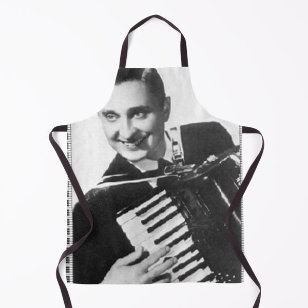 Item preview, Frankie Yankovic with accordion B&W designed and sold by gameshowfan2001.
