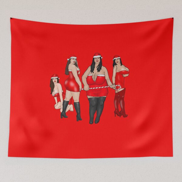 Item preview, 4 Christmas pin-ups designed and sold by PinUpsandPulp.