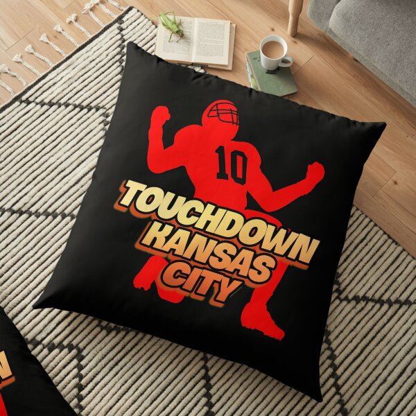 Red Friday Touchdown Kansas City Football Lover Chiefs Fan Floor Pillow