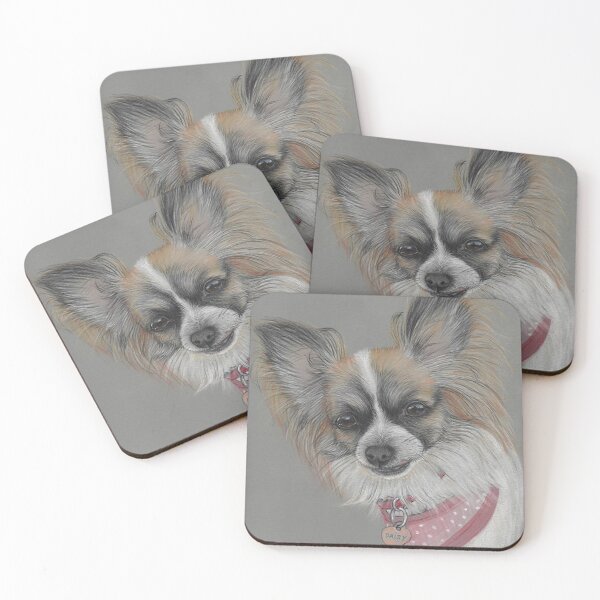 Item preview, Batzilla- Daisy the Bat Dog by Louise Saunders (tan bkgrnd) designed and sold by batzilla.