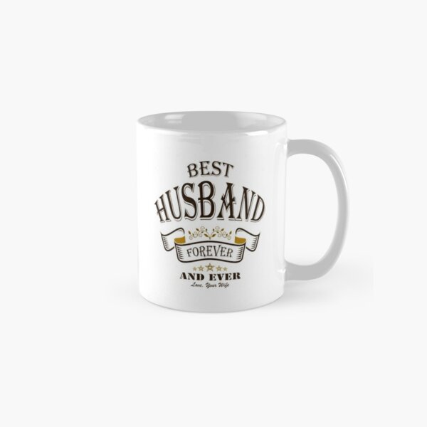 Black mug with love message: My favorite coffee will always be the