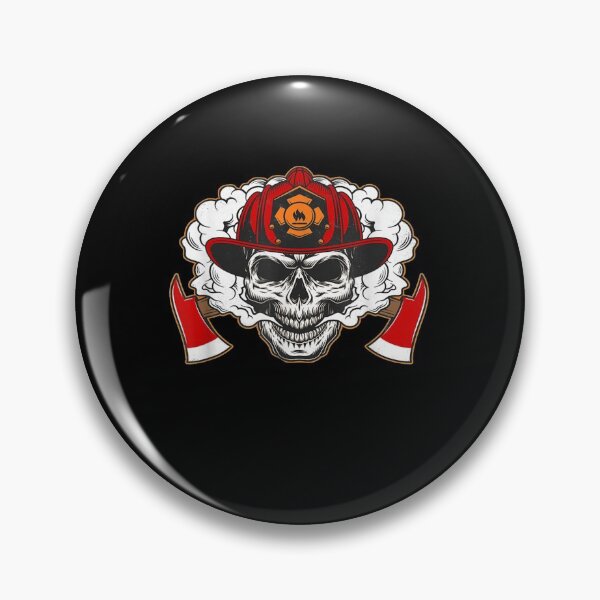 Item preview, Firefighter Skull - Professional Fire Emergency Rescuer designed and sold by TheBloom98.