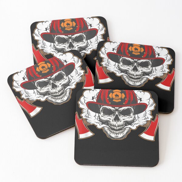 Item preview, Firefighter Skull - Professional Fire Emergency Rescuer designed and sold by TheBloom98.