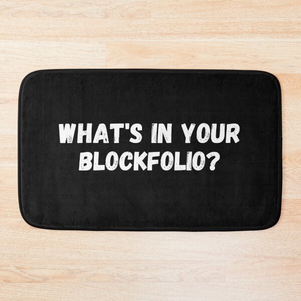 Item preview, What's In Your Blockfolio? designed and sold by Cryptohaven.