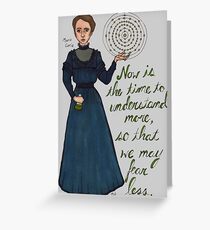 Marie Curie Greeting Card