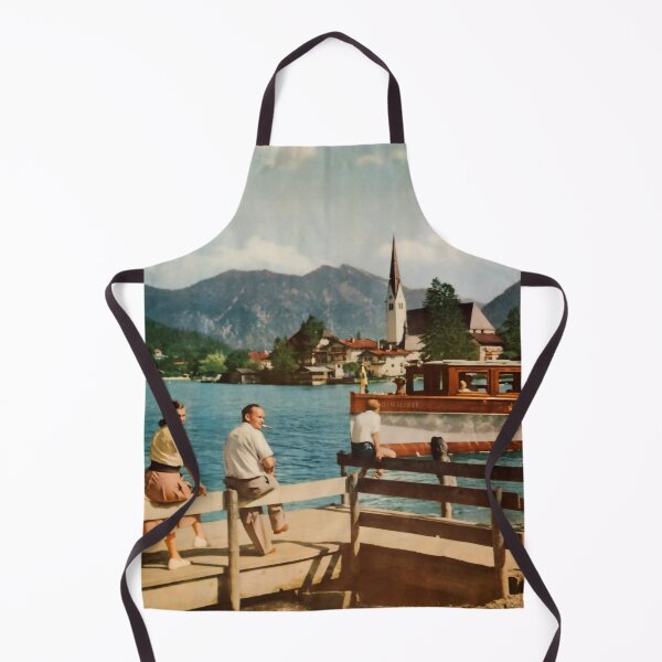 Item preview, retro classic Tegernsee Bayerische Alpen poster designed and sold by CorasPosters.