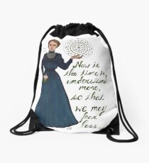 Marie Curie Drawstring Bag