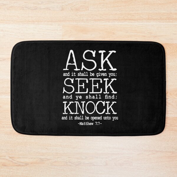 Item preview, ask seek knock matthew 7 7 designed and sold by PUNCH ME IN SHOP.