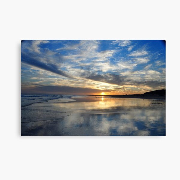 Redhead Beach Sunset Canvas Print