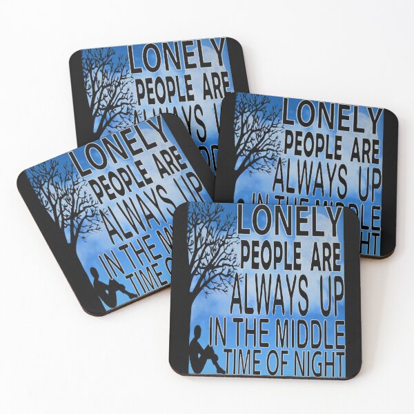 Item preview,  lonely people are always up in the middle of night  designed and sold by kalam-store.