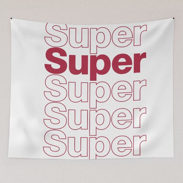 Item preview, Super logo artwork designed and sold by lakshitha99.