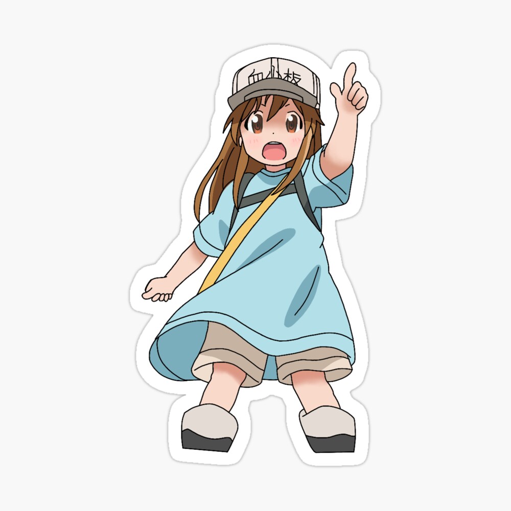 Wallpaper minimal, platelet, hataraku saibou (cells at work!), anime girl,  art desktop wallpaper, hd image, picture, background, 9a26f3 | wallpapersmug