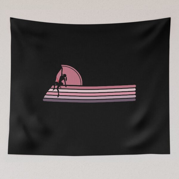Item preview, Woman Rock Climbing- Pink Sunset designed and sold by HeatherPore.