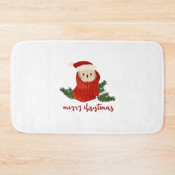 Item preview, Merry Christmas Rockefeller the Owl designed and sold by pentip-pip.