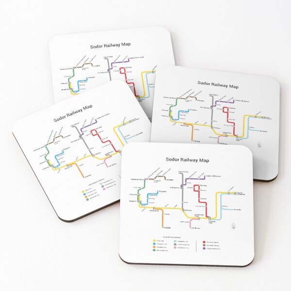Item preview, Sodor Railway Map - TTC Style, Light designed and sold by lineco.