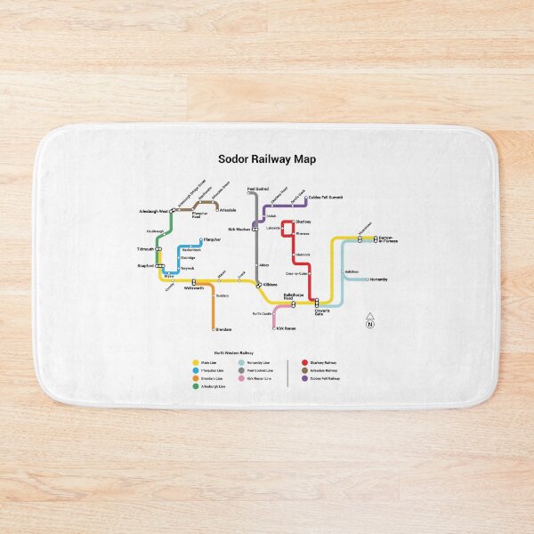 Item preview, Sodor Railway Map - TTC Style, Light designed and sold by lineco.