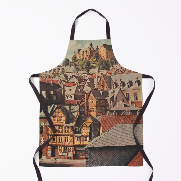 Item preview, retro classic Marburg Lahn poster designed and sold by CorasPosters.