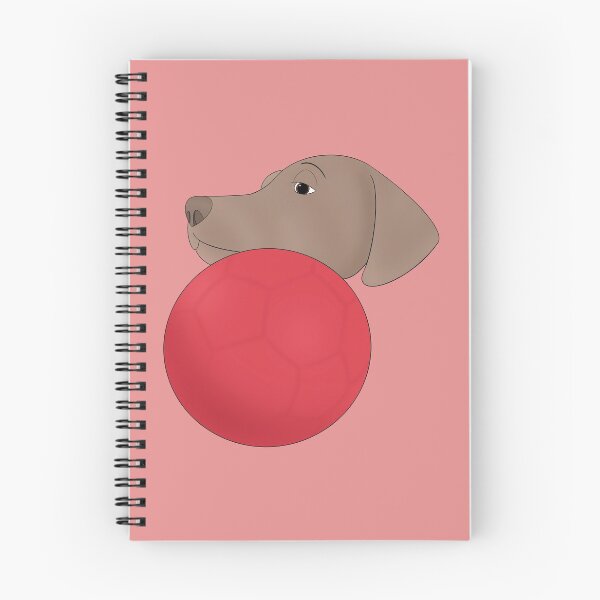 Item preview, Cartoony Dog with Ball Illustration designed and sold by pawtraitdreams.