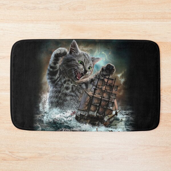 Item preview, Monster Tabby Cat Ambush Battle Ship designed and sold by Fox-Republic.