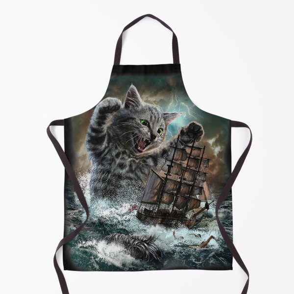 Item preview, Monster Tabby Cat Ambush Battle Ship designed and sold by Fox-Republic.
