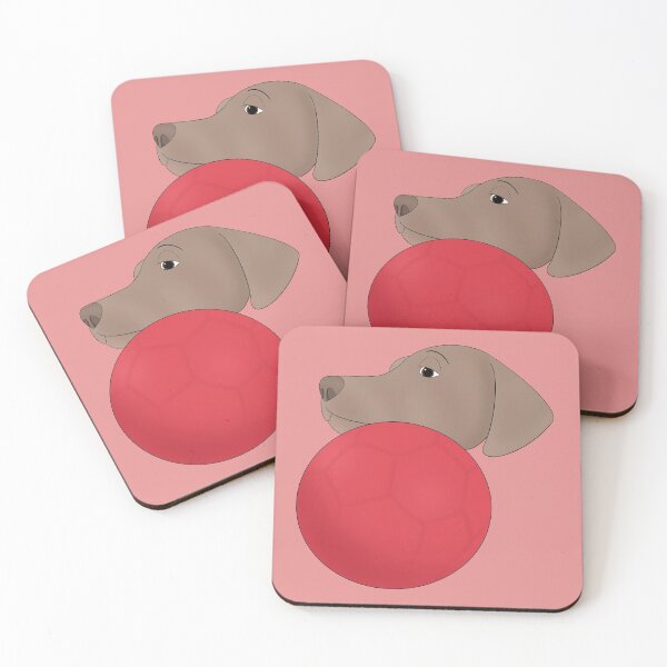 Item preview, Cartoony Dog with Ball Illustration designed and sold by pawtraitdreams.
