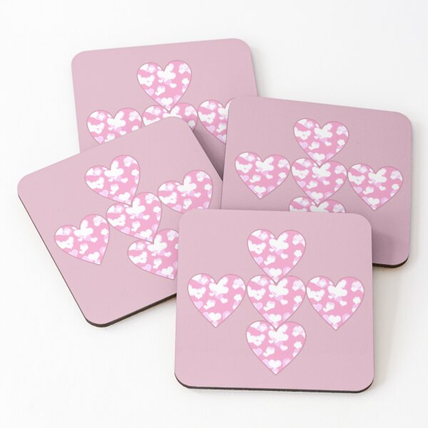Item preview, Pink and White Hearts in Big Hearts designed and sold by KDStout.