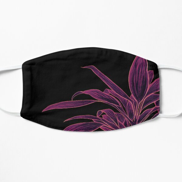 Abstract Plant Art | Pink Plant | Purple Plant Flat Mask