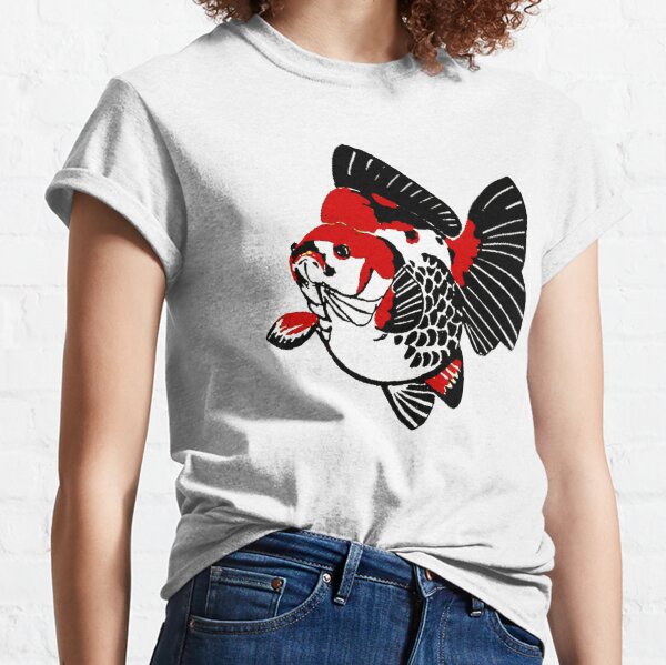 Ryukin Tri Color Goldfish Camiseta clásica