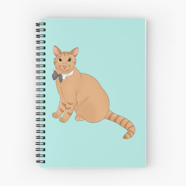 Item preview, Cartoony Orange Cat with Bow Illustration  designed and sold by pawtraitdreams.