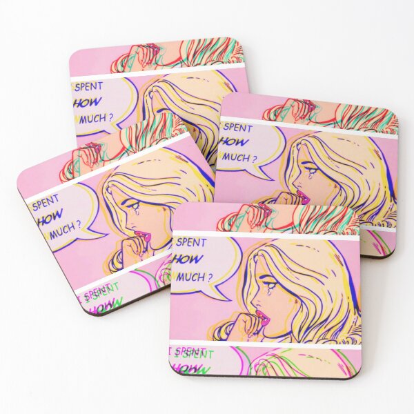 Item preview, "I Spent How Much" Comic Pop Art Print designed and sold by madebycaleigh.