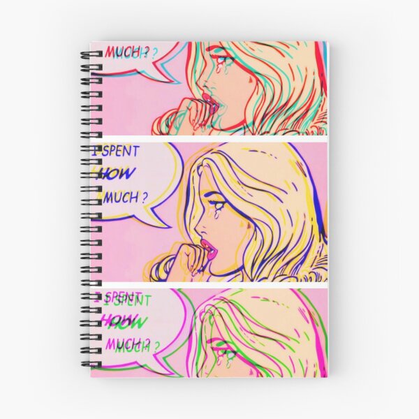 Item preview, "I Spent How Much" Comic Pop Art Print designed and sold by madebycaleigh.