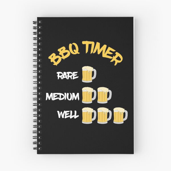 Item preview, barbecue meat lover grilling and smoking timer with beers  designed and sold by champagnemoment.