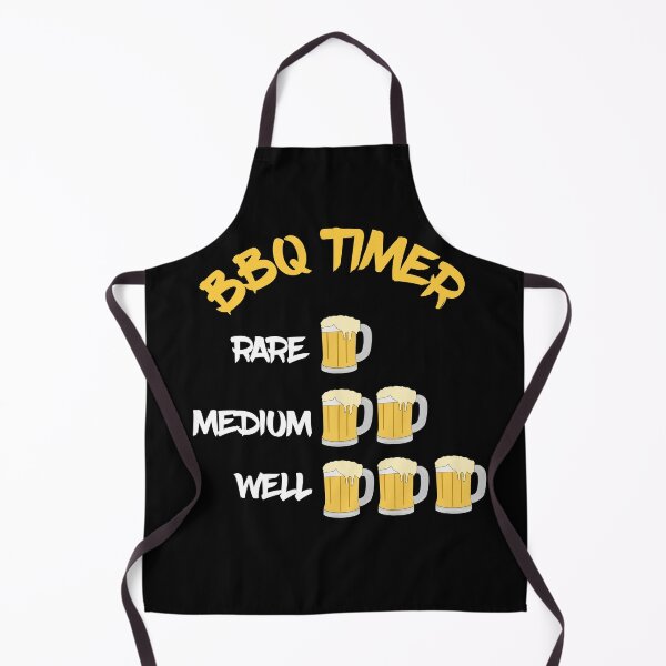 Item preview, barbecue meat lover grilling and smoking timer with beers designed and sold by champagnemoment.