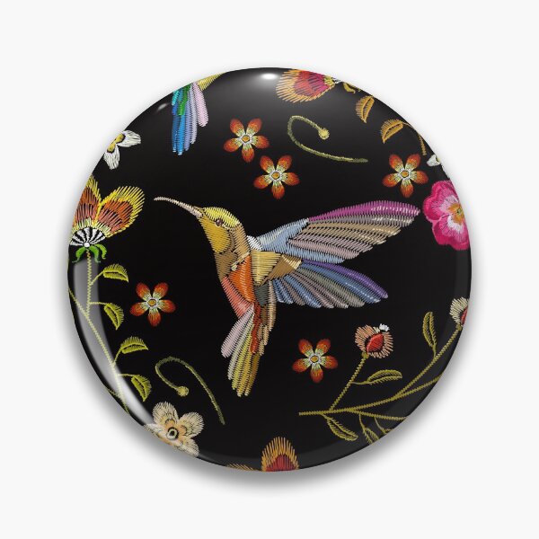 Item preview, Humming bird and tropical flowers  designed and sold by matrioshka.