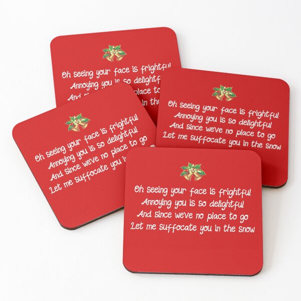 Item preview, Aggressive XMas Carol (Red) designed and sold by art-in-a-bottle.