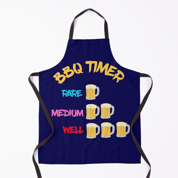 Item preview, barbecue meat lover grilling and smoking colourful timer with beers designed and sold by champagnemoment.