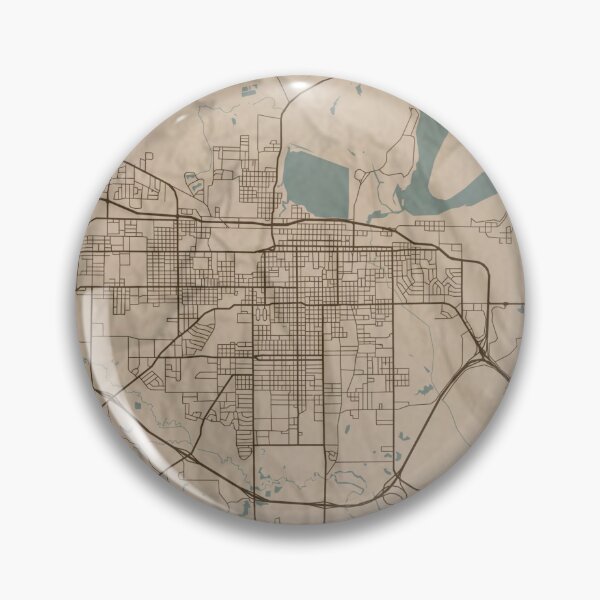 Item preview, Pine Bluff Sepia Map designed and sold by CPTVDesign.