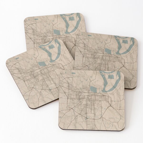 Item preview, Pine Bluff Sepia Map designed and sold by CPTVDesign.