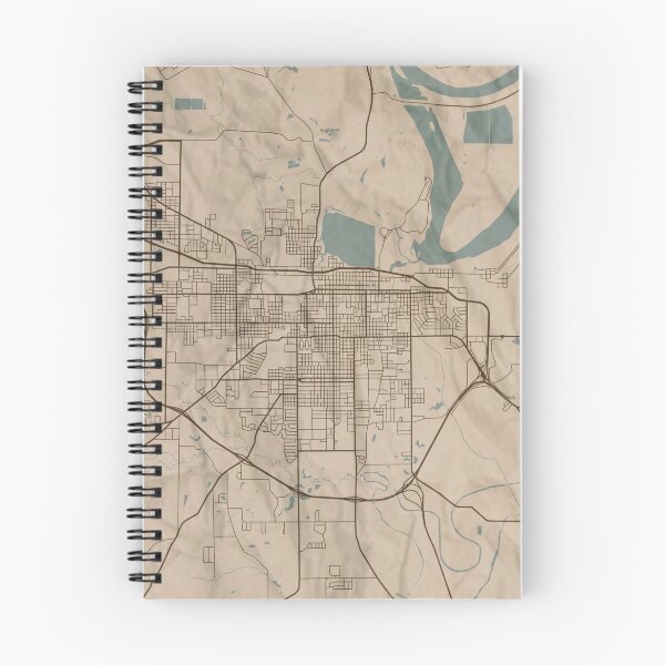 Item preview, Pine Bluff Sepia Map designed and sold by CPTVDesign.