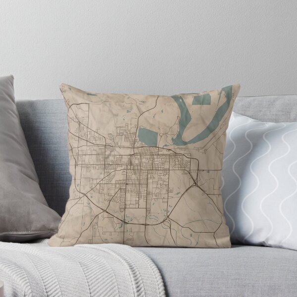 Item preview, Pine Bluff Sepia Map designed and sold by CPTVDesign.