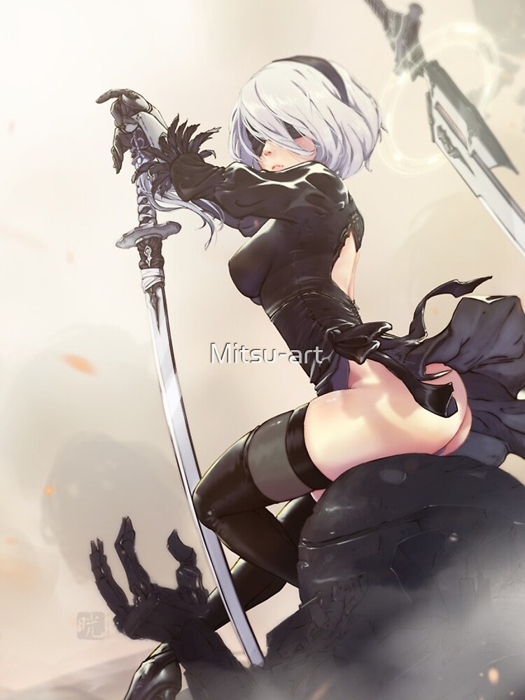 2B Nier Automata by Mitsu-art