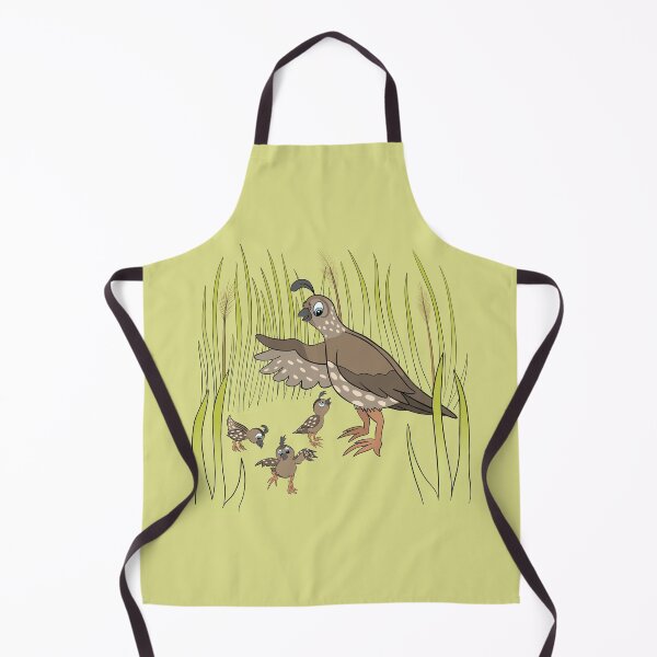 Item preview, Quail and Chicks in Grass designed and sold by hlafflin.