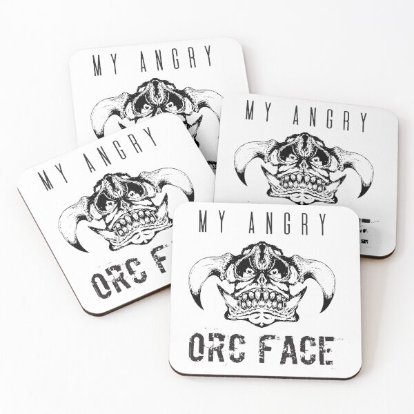Item preview, My Angry Orc Face designed and sold by 4AllTimes.