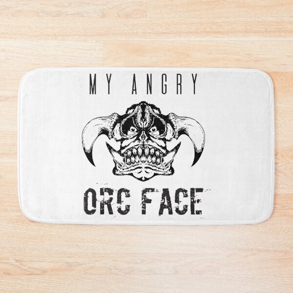 Item preview, My Angry Orc Face designed and sold by 4AllTimes.